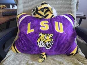 NCAA LSU Tigers Mike the Tiger Mascot 18 Inch Plush Pillow Pet